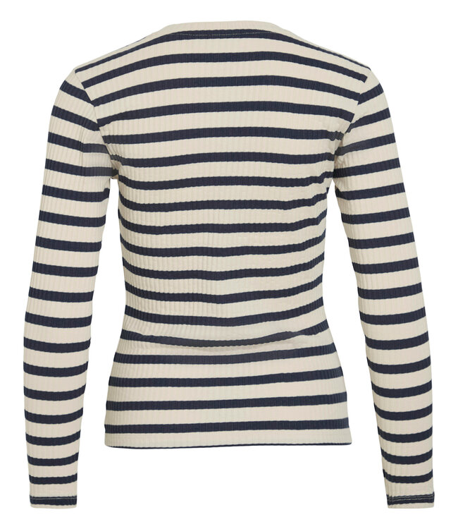 VILA T-Shirt AMELIE O-NECK VILA NAVY BLAZER