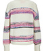 JJXX Pull SIMONE JJXX VANILLA ICE/FUSHIA RED SPACE