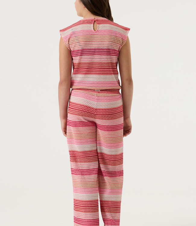 GARCIA Broek STRIPE GEHAAKT GARCIA GIRLS TEENS CORAL