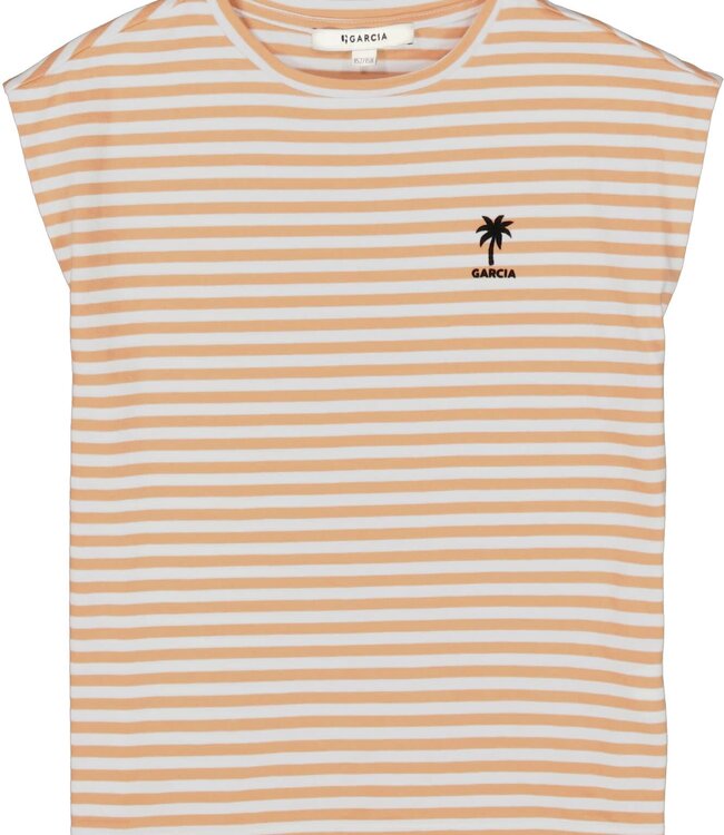 GARCIA Top STRIPE GARCIA TEENS GIRLS FRESH TAN
