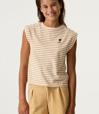 GARCIA Top STRIPE GARCIA TEENS GIRLS FRESH TAN