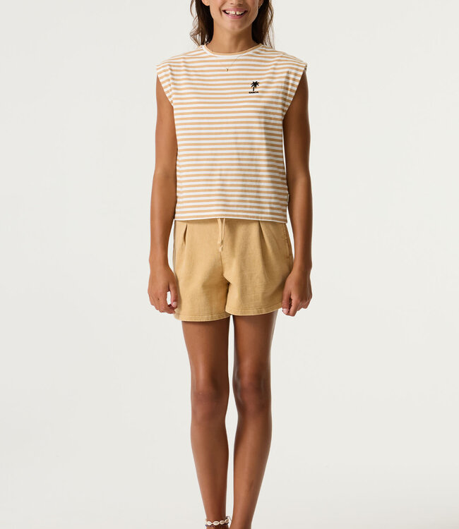 GARCIA Top STRIPE GARCIA TEENS GIRLS FRESH TAN
