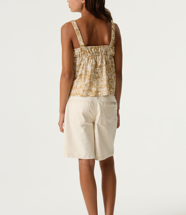 GARCIA Top SPAGHETTI BANDJE BLOEM GARCIA TEENS GIRLS FRESH TAN