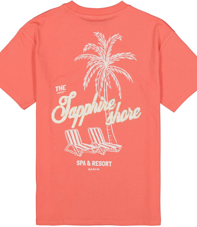 GARCIA T-Shirt SAPPHIRE SHORE GARCIA TEENS GIRLS CORAL