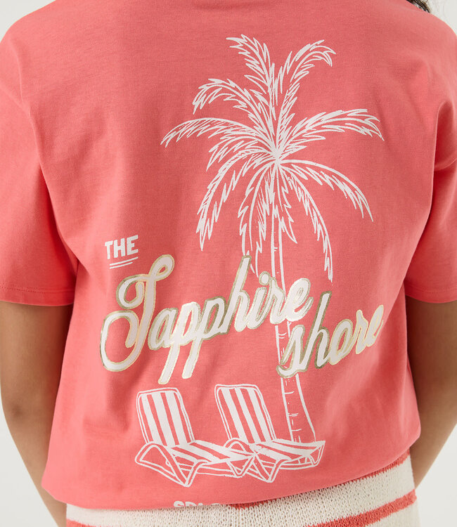 GARCIA T-Shirt SAPPHIRE SHORE GARCIA TEENS GIRLS CORAL