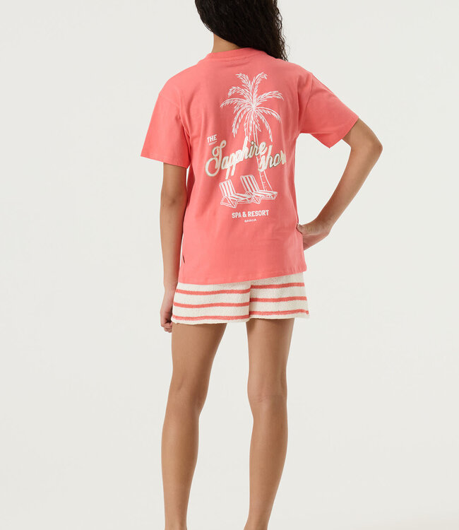 GARCIA T-Shirt SAPPHIRE SHORE GARCIA TEENS GIRLS CORAL