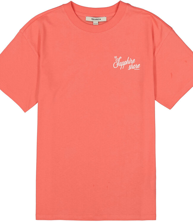 GARCIA T-Shirt SAPPHIRE SHORE GARCIA TEENS GIRLS CORAL