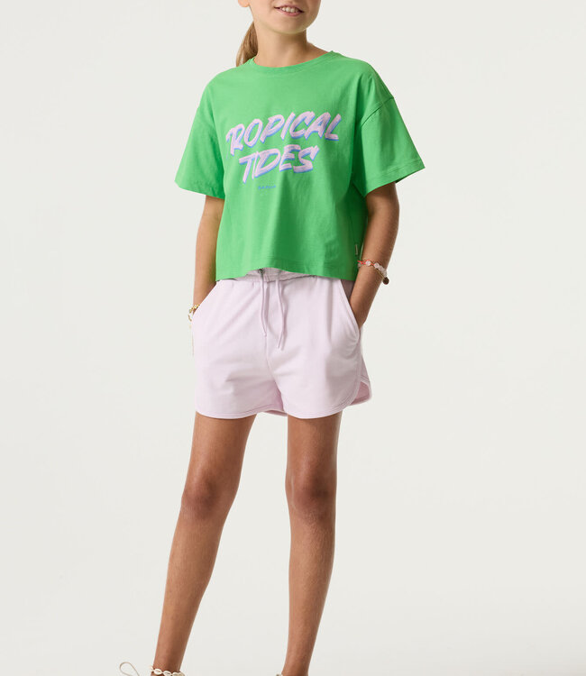GARCIA T-Shirt TROPICAL VIBES GARCIA TEENS GIRLS GREEN
