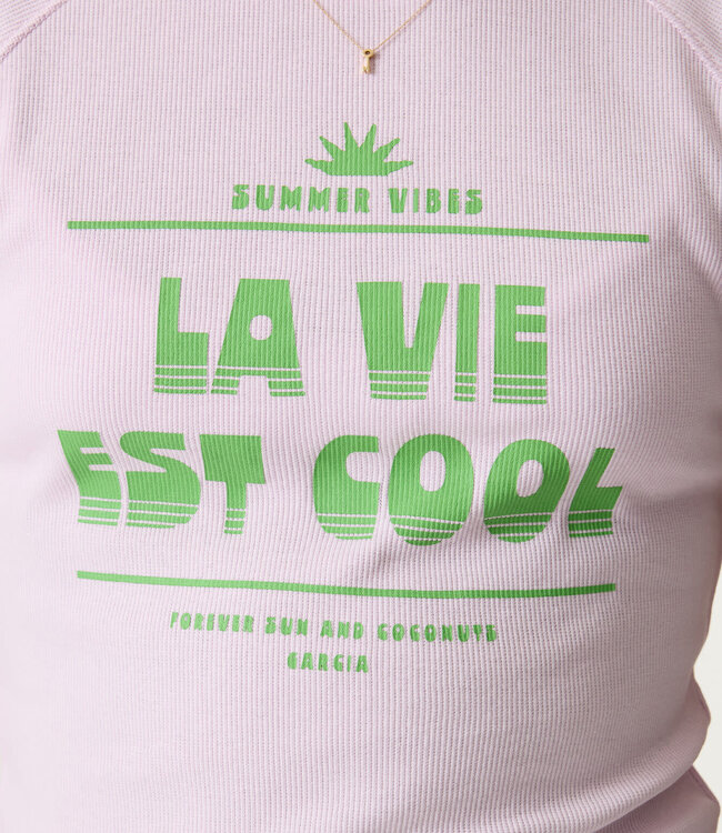 GARCIA T-Shirt LA VIE EST COOL GARCIA TEENS GIRLS CRYSTAL