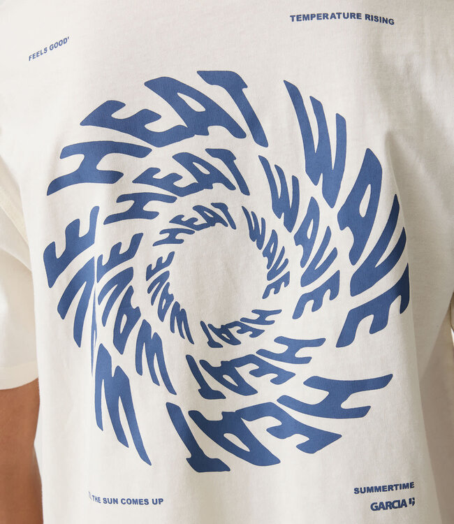 GARCIA T-Shirt GARCIA TEENS BOYS COTTON WHITE