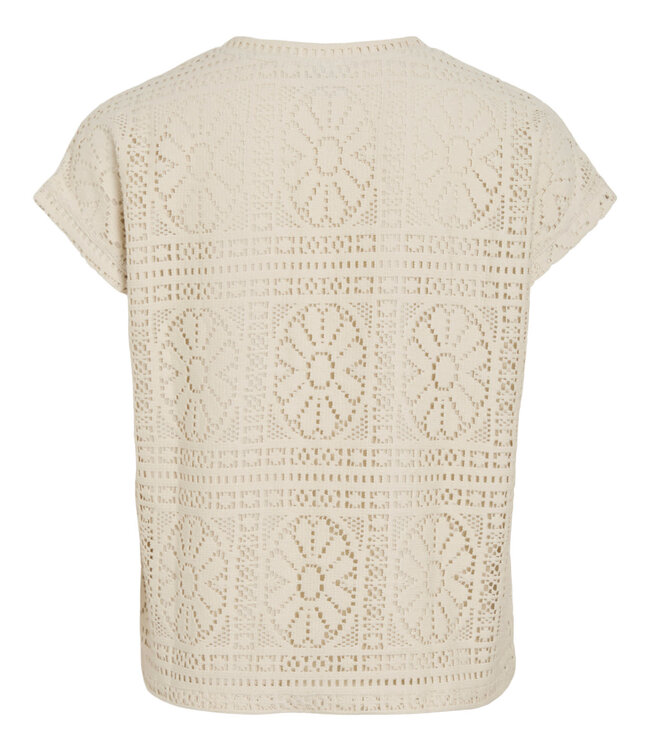 VILA Blouse MERINDA V-NECK VILA BIRCH