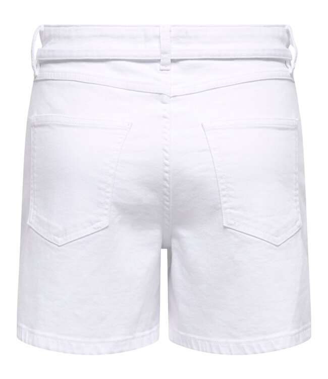 ONLY Short GIANNA BELTED ONLY WHITE DENIM