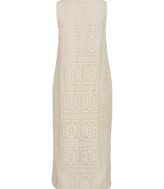VILA Kleed MERINDA V-NECK VILA BIRCH