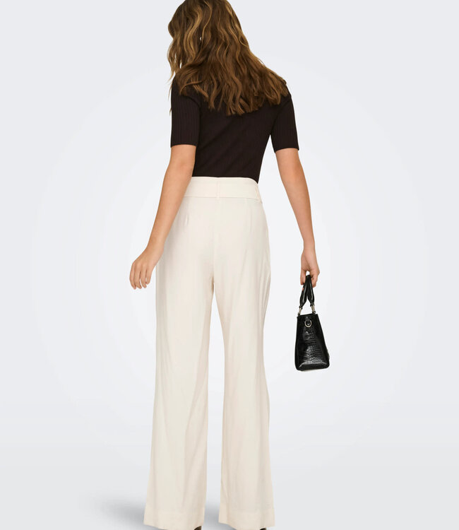ONLY Broek TILA BELT WIDE ONLY CLOUD DANCER