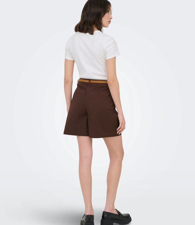 JDY Short  CHICAGO BELTED CHINO JDY CHICORY COFFEE