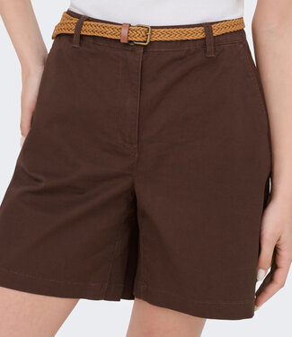 JDY Short  CHICAGO BELTED CHINO JDY CHICORY COFFEE