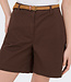 JDY Short  CHICAGO BELTED CHINO JDY CHICORY COFFEE