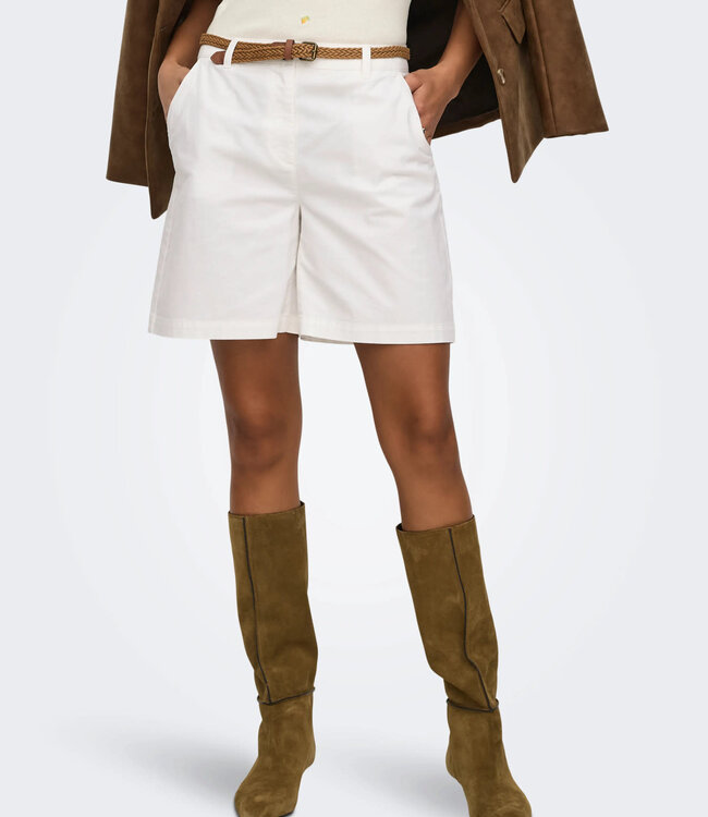 JDY Short  CHICAGO BELTED CHINO JDY WHITE