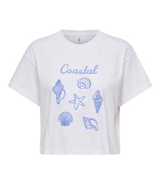 ONLY T-Shirt ANNBEL BOXY CROP ONLY COASTAL