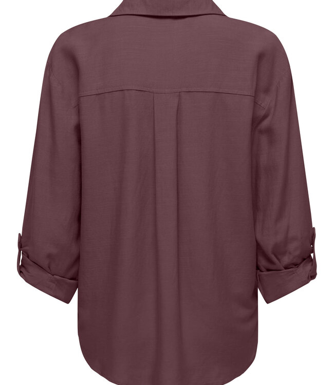 JDY Hemd CAYA LINNEN LOOSE JDY HUCKLEBERRY