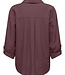 JDY Hemd CAYA LINNEN LOOSE JDY HUCKLEBERRY
