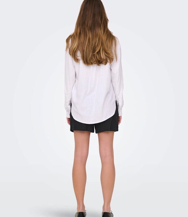 JDY Hemd CAYA LINNEN LOOSE JDY WHITE