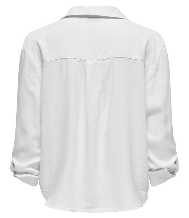 JDY Hemd CAYA LINNEN LOOSE JDY WHITE