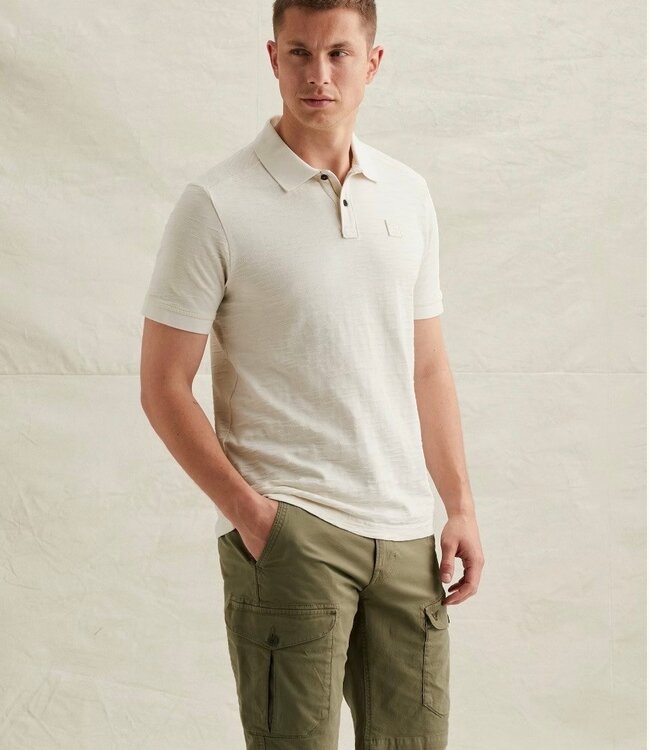 PME LEGEND Polo JACQUARD JERSEY PME LEGEND EGRET