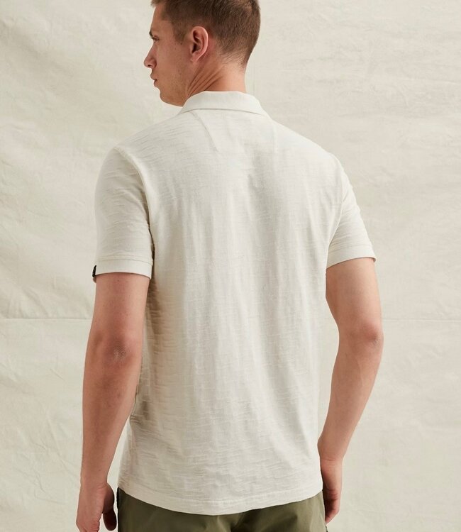 PME LEGEND Polo JACQUARD JERSEY PME LEGEND EGRET