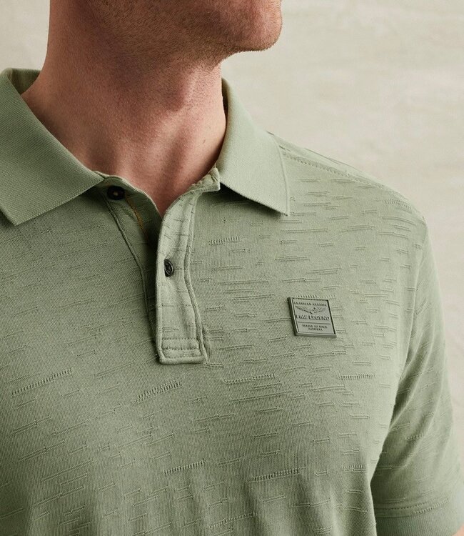 PME LEGEND Polo JACQUARD JERSEY PME LEGEND ICE BERG GREEN