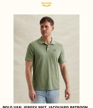 PME LEGEND Polo JACQUARD JERSEY PME LEGEND ICE BERG GREEN