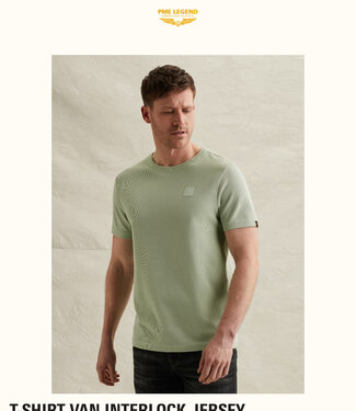 PME LEGEND T-Shirt RUSSEL JERSEY PME LEGEND CAMEO GREEN