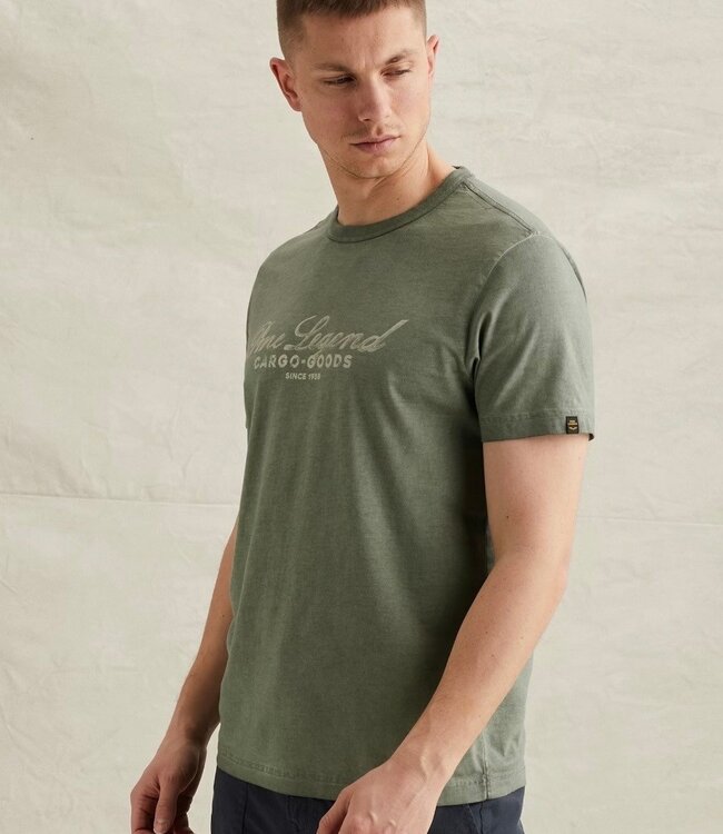 PME LEGEND T-Shirt JERSEY COLD DYE PME LEGEND ICEBERG GREEN