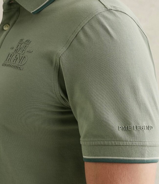 PME LEGEND Polo PIQUE MET ARTWORK PME LEGEND ICEBERG GREEN