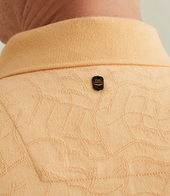 PME LEGEND Polo JERSEY JACQUARD PME LEGEND APRICOT CREAM