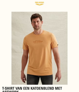 PME LEGEND T-Shirt ELASTAN JERSEY PME LEGEND GOLD EARTH