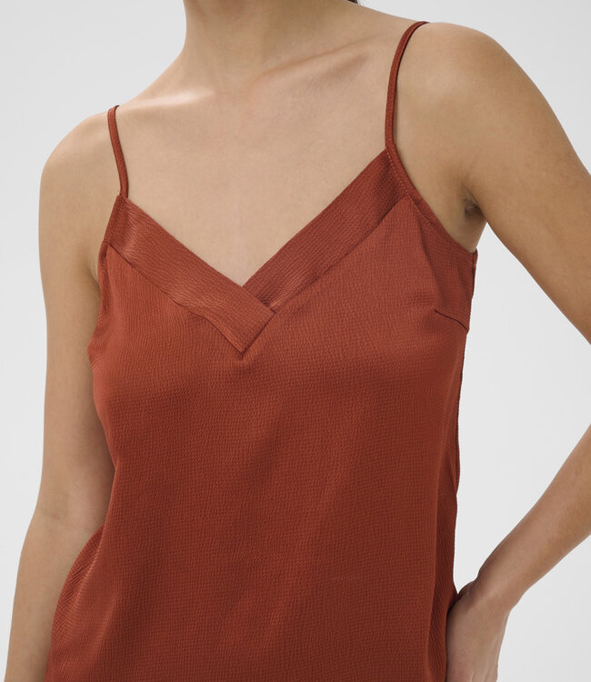KAFFE Top STRAP LOTTE KAFFE HENNA