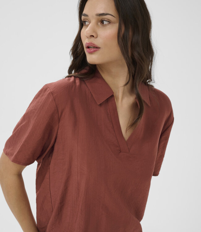 KAFFE Blouse EMILY KAFFE HENNA