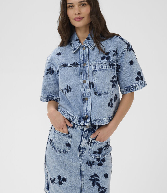 KAFFE Vest BABENA JEANS KAFFE BLUE DENIM
