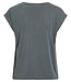 VILA T-Shirt MODALA V-NECK VILA BALSEM GEEN