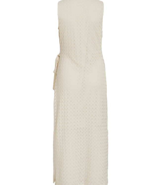 VILA Kleed MARINEA V-NECK VILA BIRCH