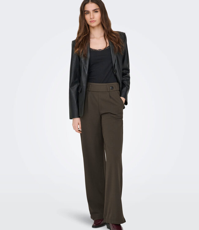 JDY Broek GEGGO LONG JDY CHOCOLATE BROWN