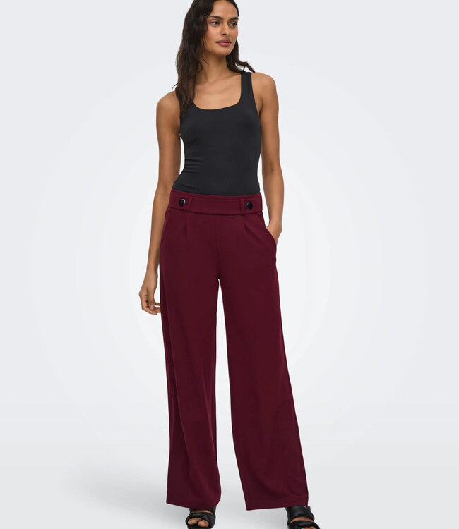 JDY Broek GEGGO LONG JDY CHOCOLATE WINDSORE WINE