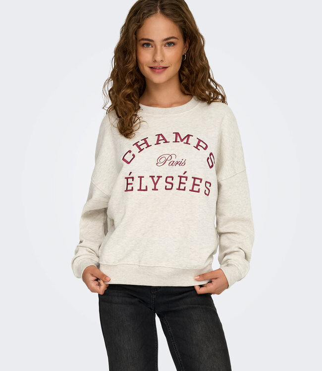 JDY Pull MESA LIFE JDY OATMEAL CHAMPS ELYSEES