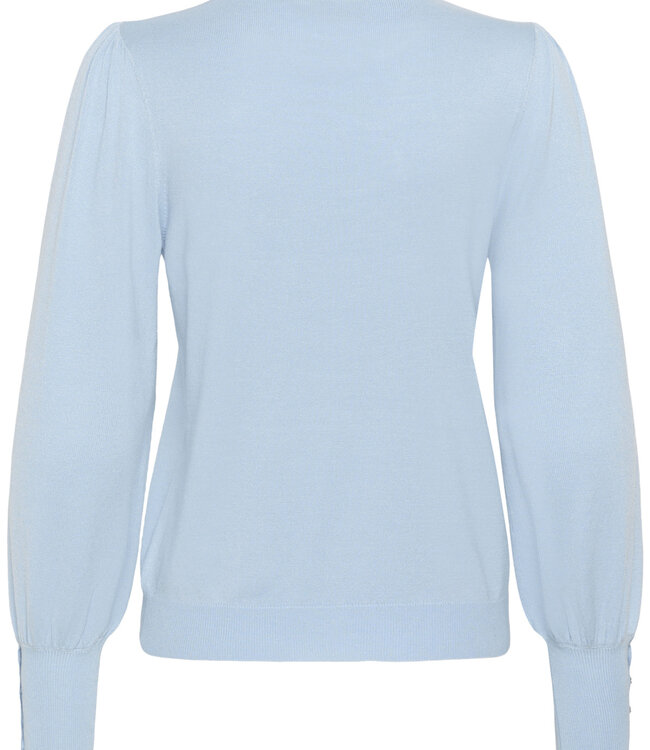 KAFFE Pull LIZZA ROUND KAFFE BLUE FOG 154008