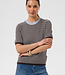 KAFFE T-Shirt LIZZA NARROW STRIPED KAFFE COFFEE BEAN TURTLE 1000011