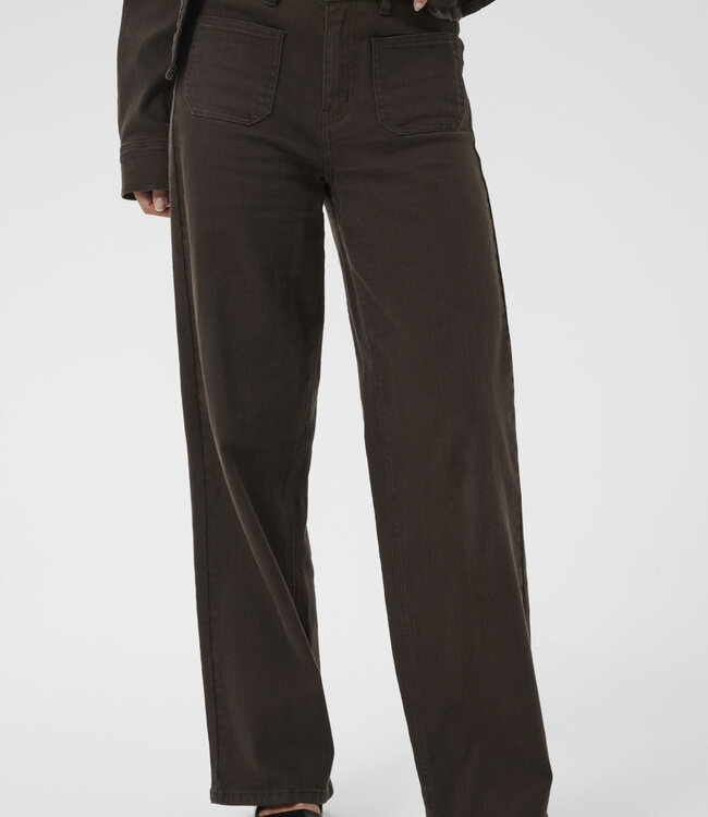 KAFFE Broek JEANS BROOK REG KAFFEE COFFE BEAN 190915