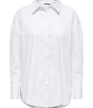 JDY Hemd MIO LUREX DY WHITE SILVER