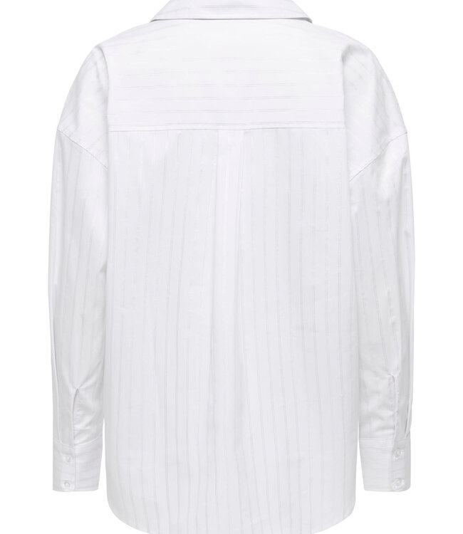 JDY Hemd MIO LUREX DY WHITE SILVER