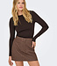 ONLY T-Shirt RILEY O-NECK ONLY BLACK COFFEE